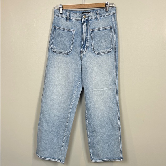 Silver jeans co Patch Pocket Wide Leg Women’s Jeans lightwash Size 27 - Picture 2 of 14